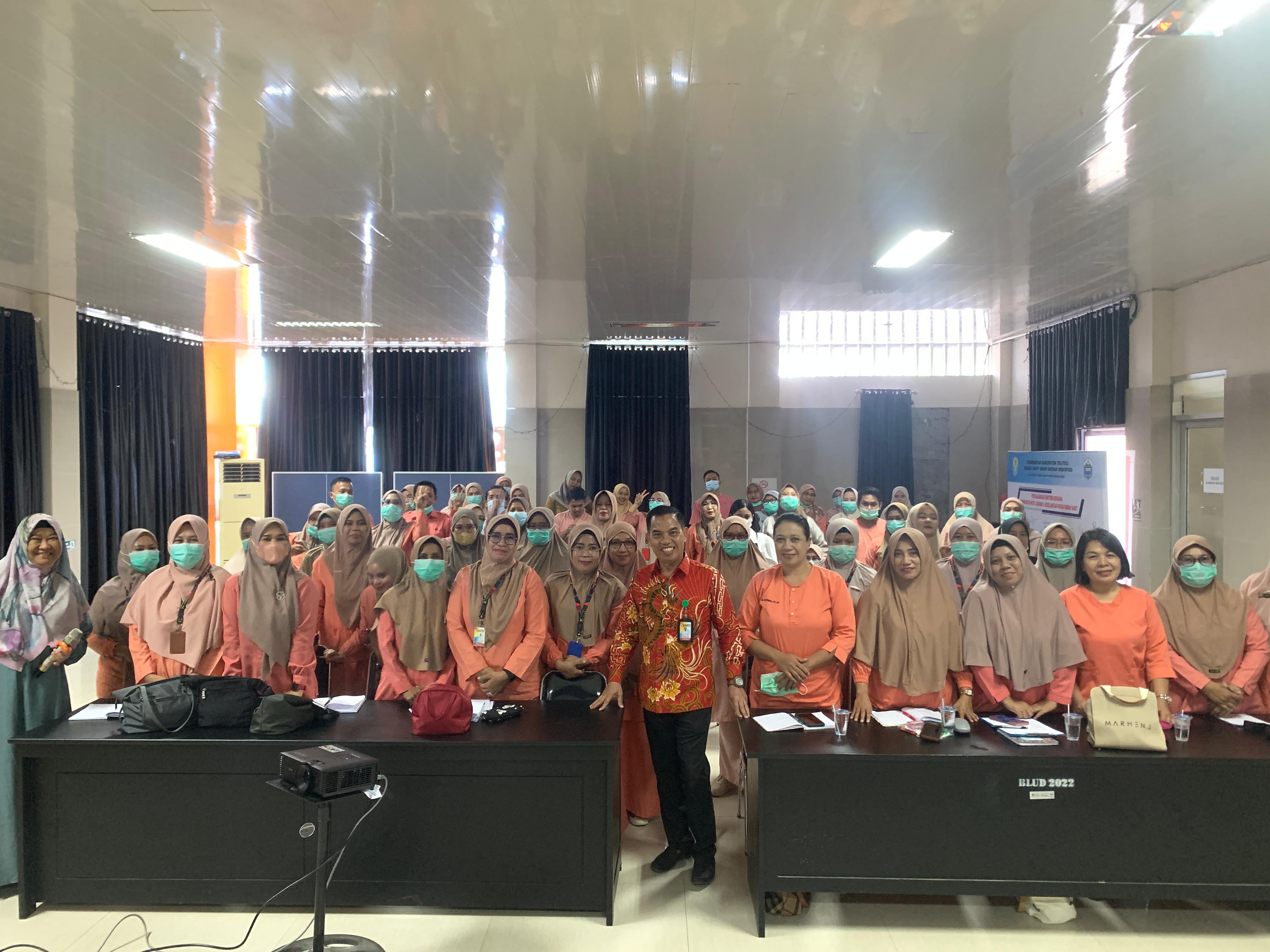 Workshop Membangun Budaya & Prilaku Kerja Dalam Pelayanan Pasian RSUD Mokopido